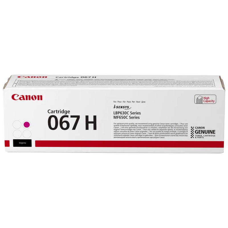 Картридж Canon 067H Magenta Toner Cartridge (5104C002)